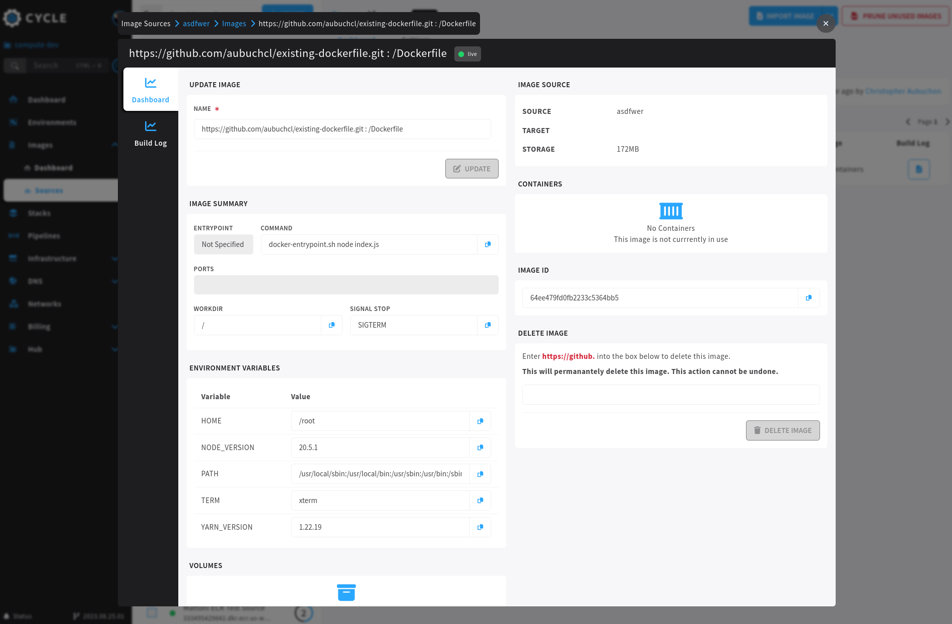 New Portal - Resource modal with nested navigation on the side