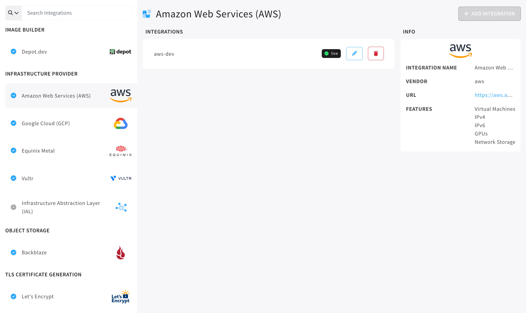 Hub Integrations