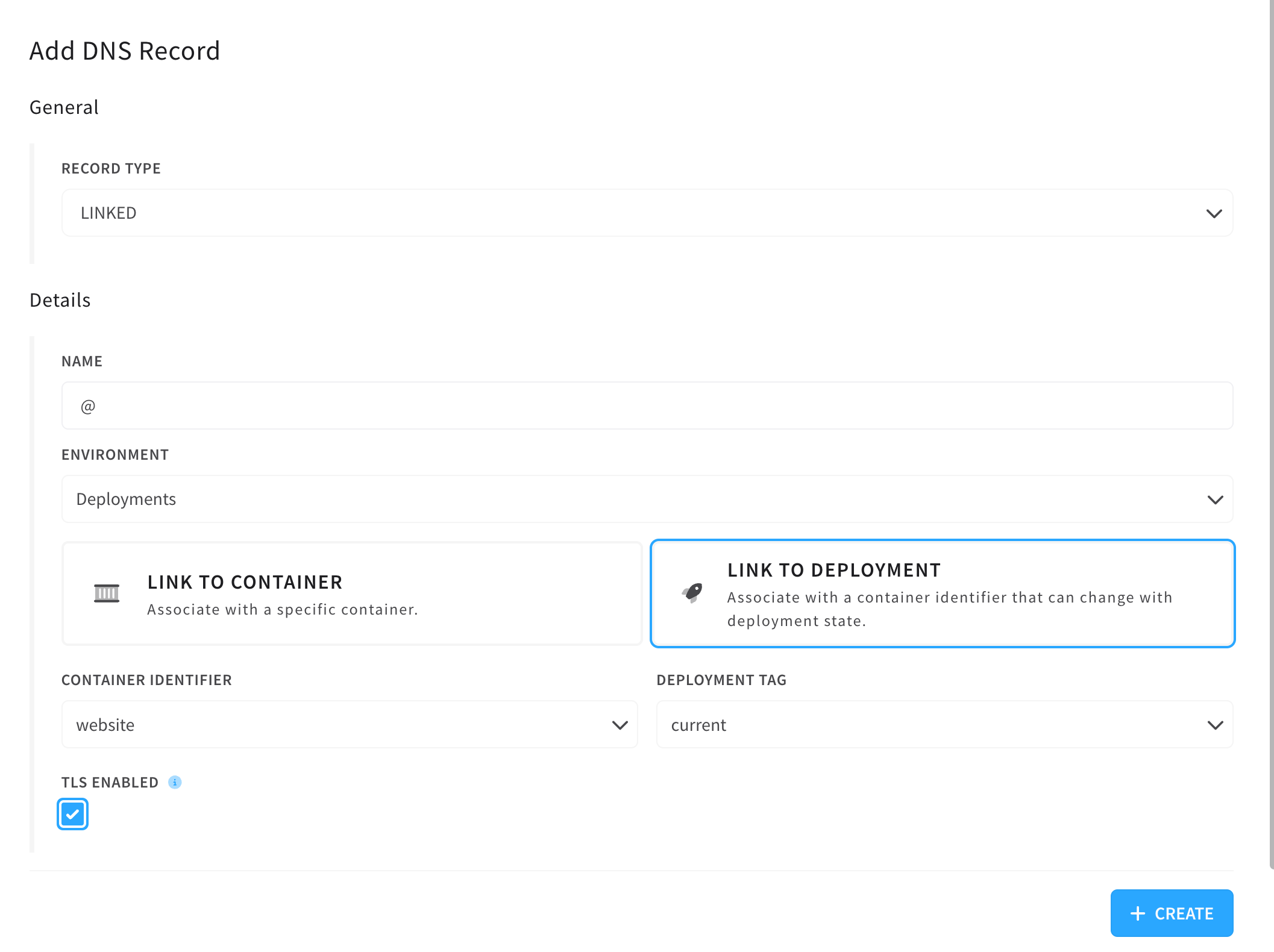 LINKED Record Tag