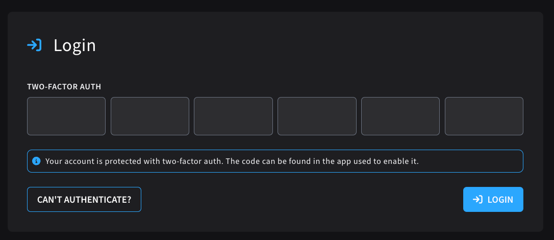 2fa cant authenticate