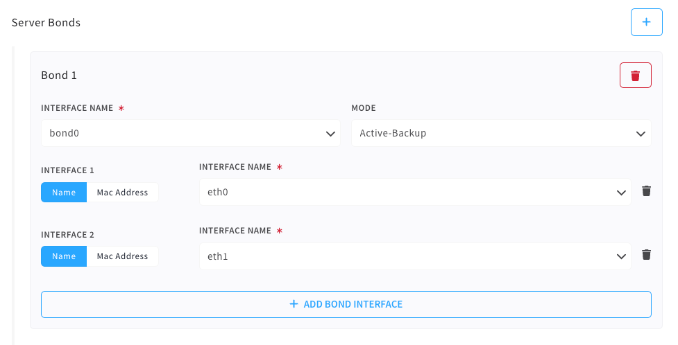 virtual provider iso server bonds customization