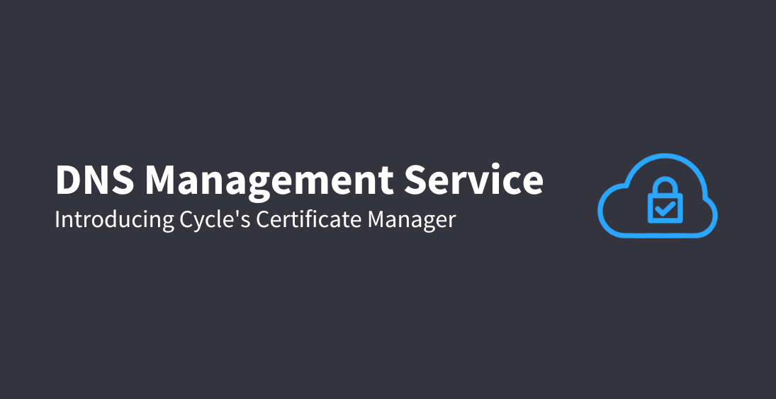 Introducing Cycle's Certificate Manager cover