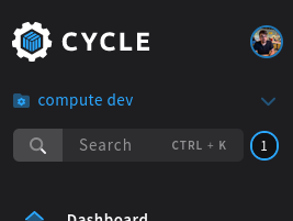 Jobs counter on left nav
