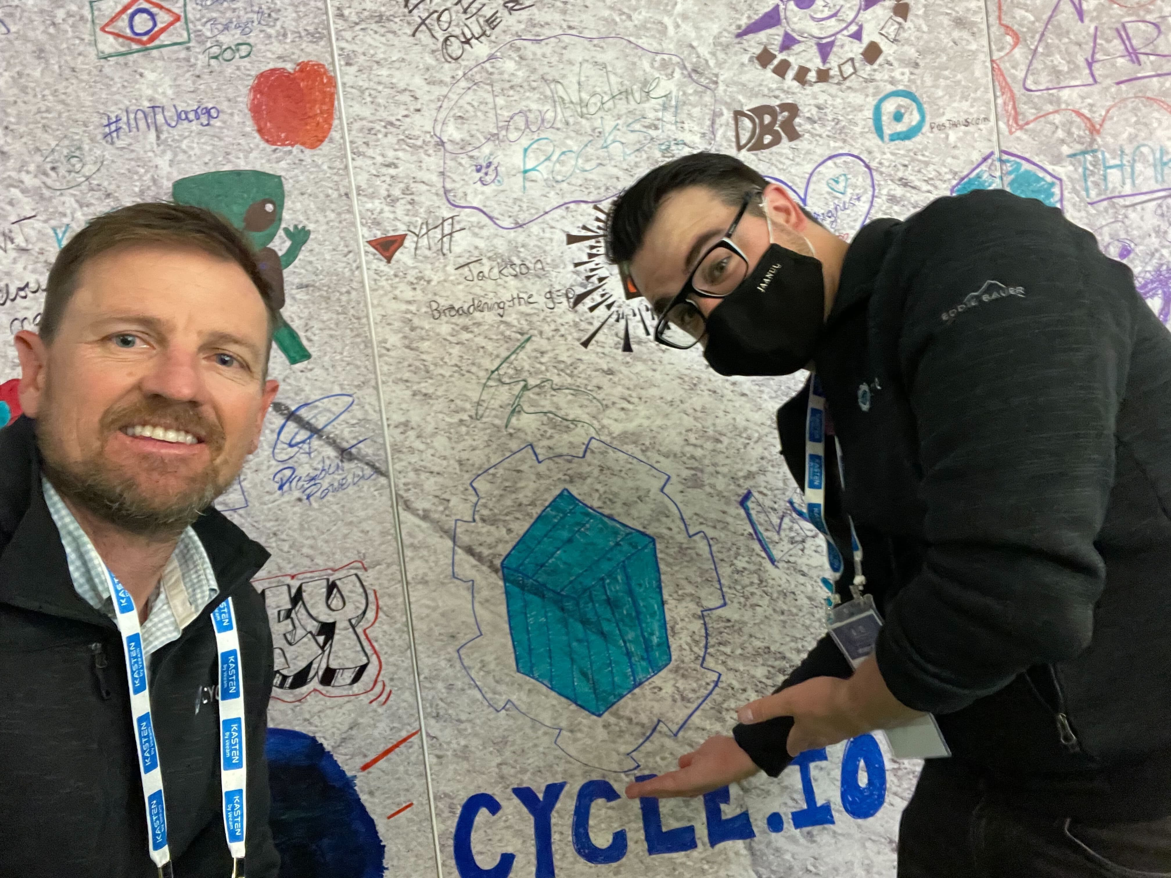 Cycle Logo Graffiti Wall